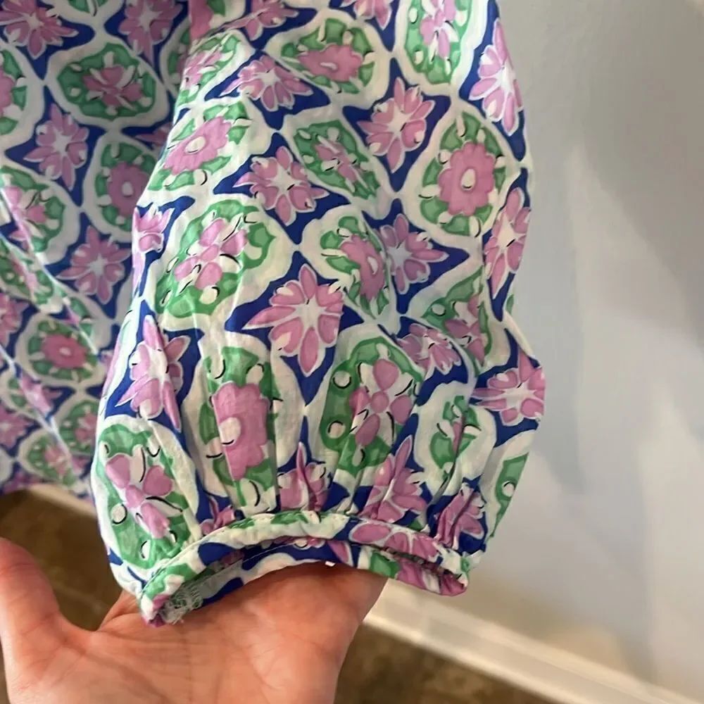 Colorful Patterned Blouse - Picture 3 of 8